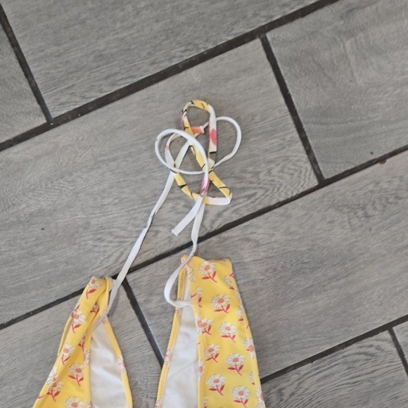 Free People Bali Honeydew Jumpsuit‎ Floral Print Size L Fp723 - Picture 9 of 9